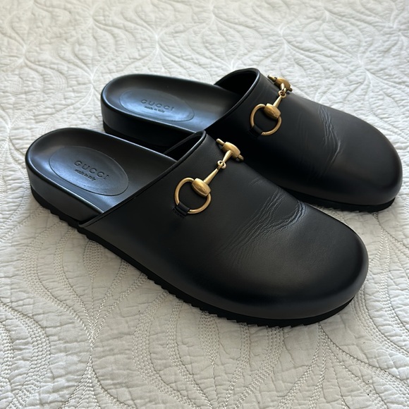 GUCCI Horsebit Leather Mules - Picture 2 of 4